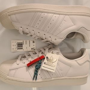 adidas Originals Superstar Creme White Men Size 8 Sneakers Shoes New # GX3623